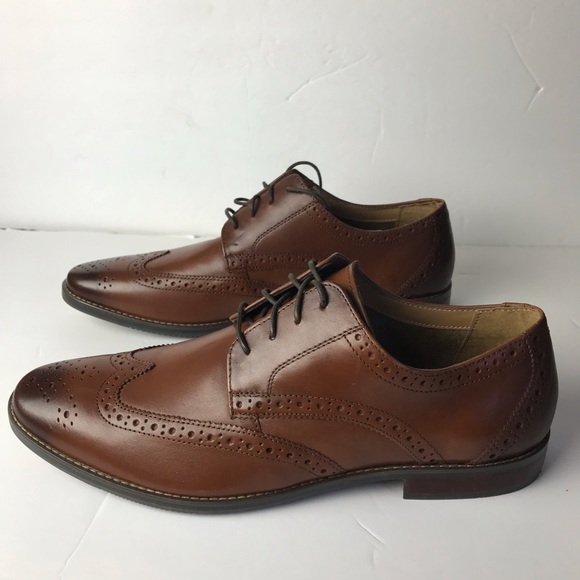 Florsheim wingtip Oxford shoes brown leather 13 main image 7